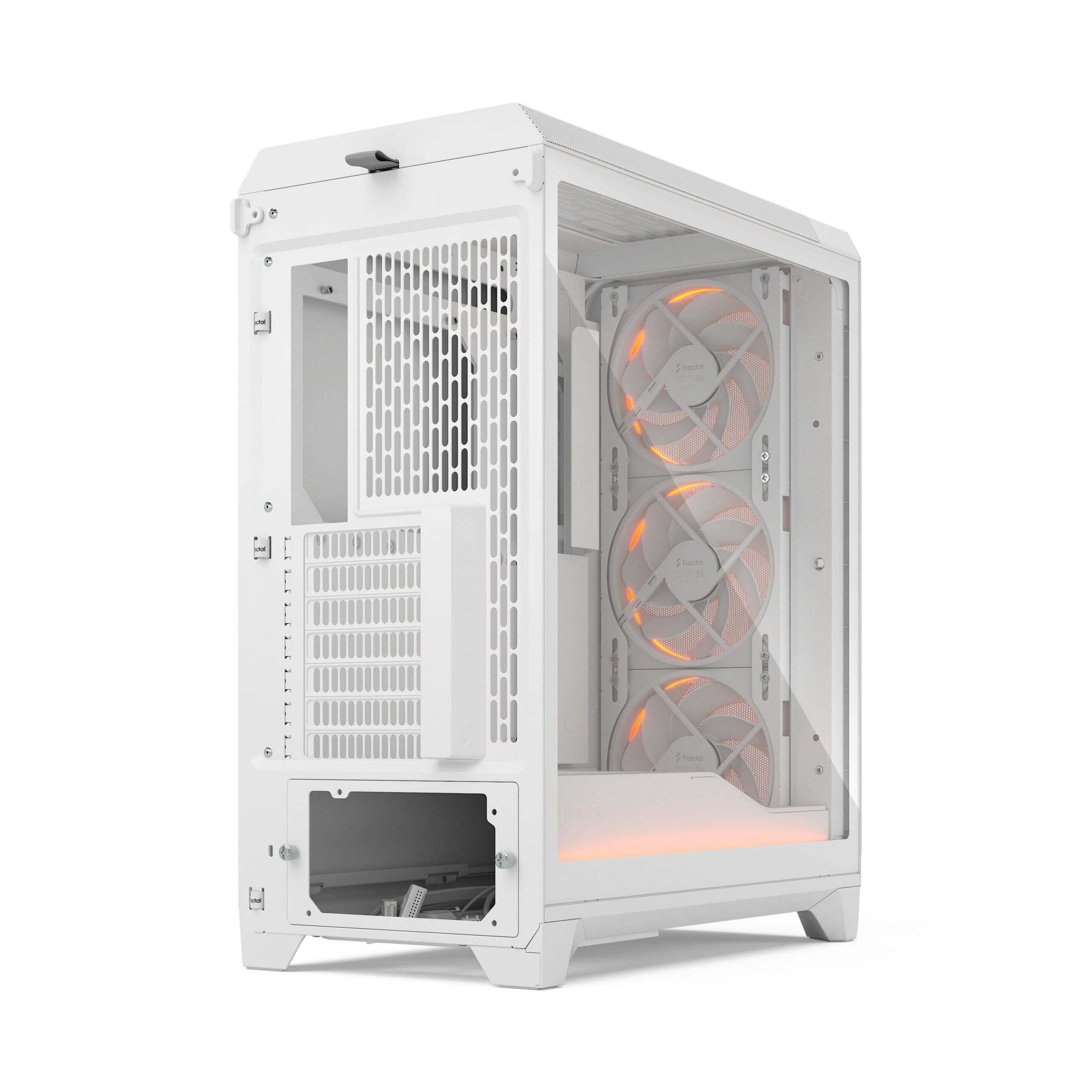 Fractal Design Meshify 3 Ambience Pro RGB White TG Clear Tint Mid Tower Case