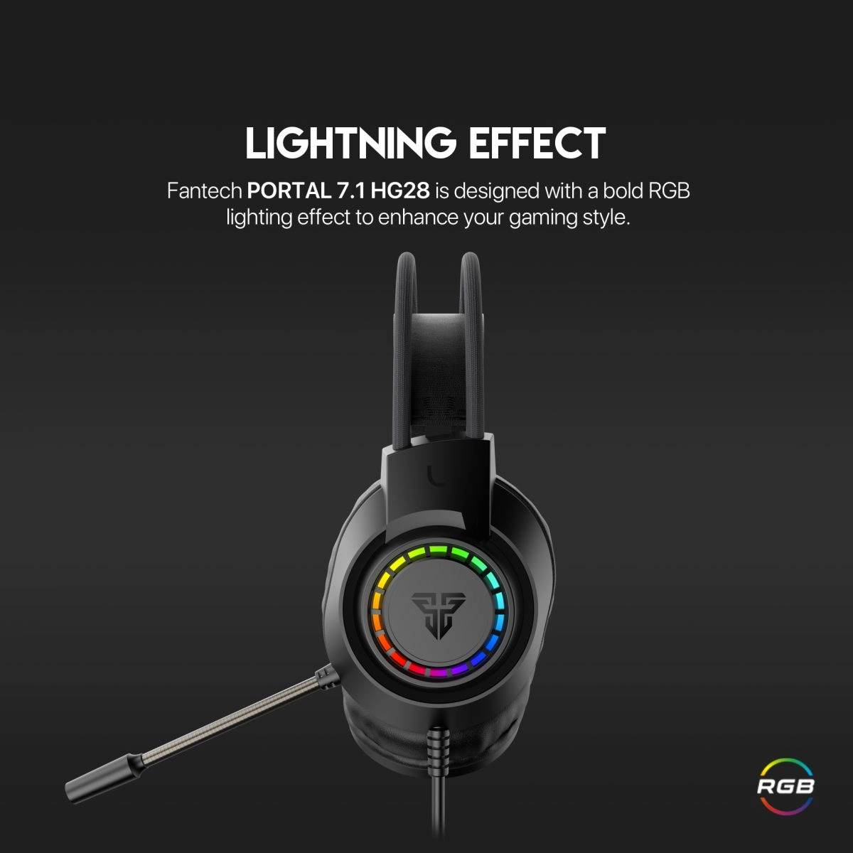 Fantech Portal HG28 7.1 Wired Gaming Headset