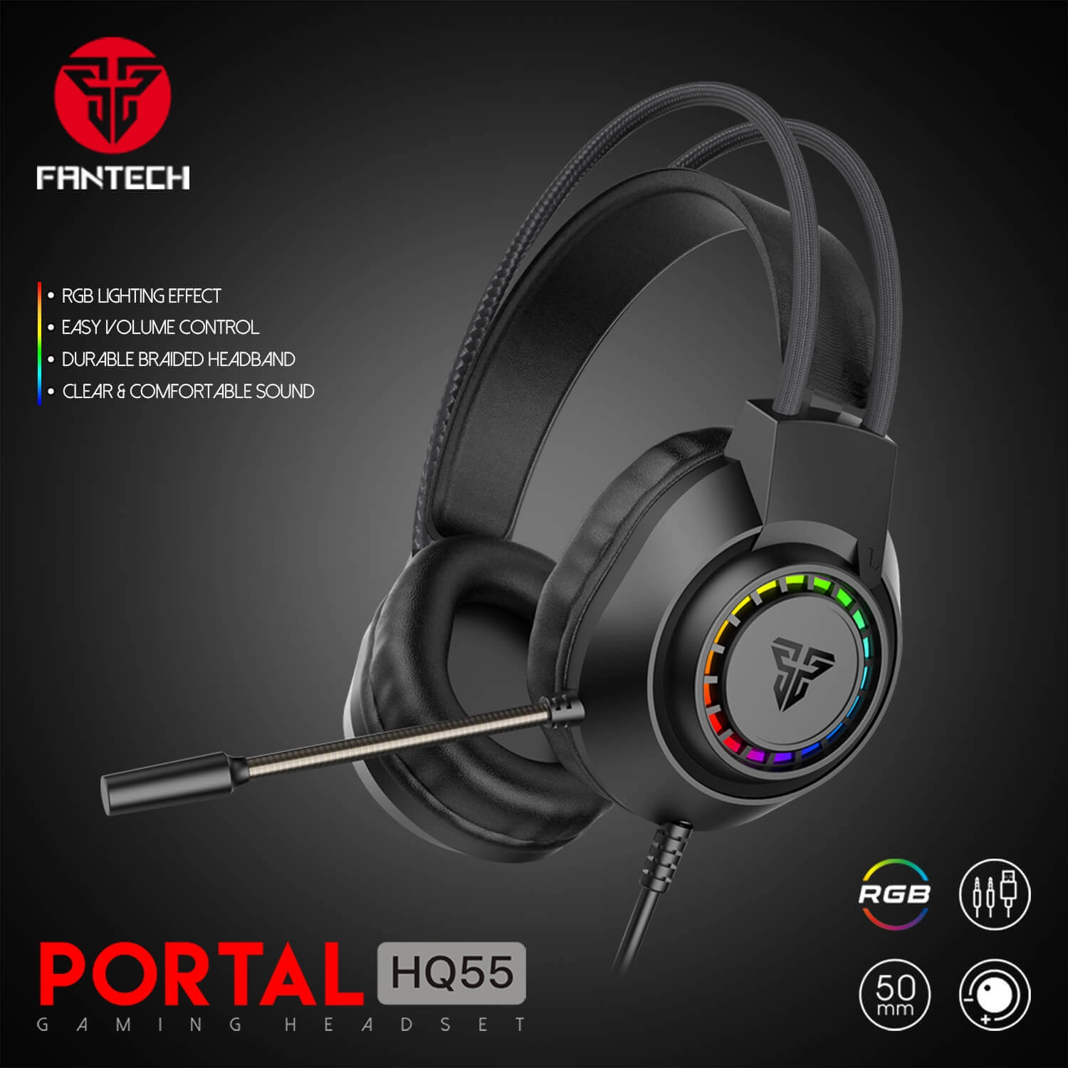 Fantech HQ55 Wired Gaming Headset