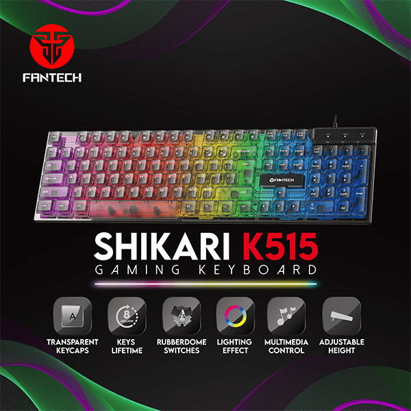 Fantech Shikari K515 RGB Wired Gaming Keyboard