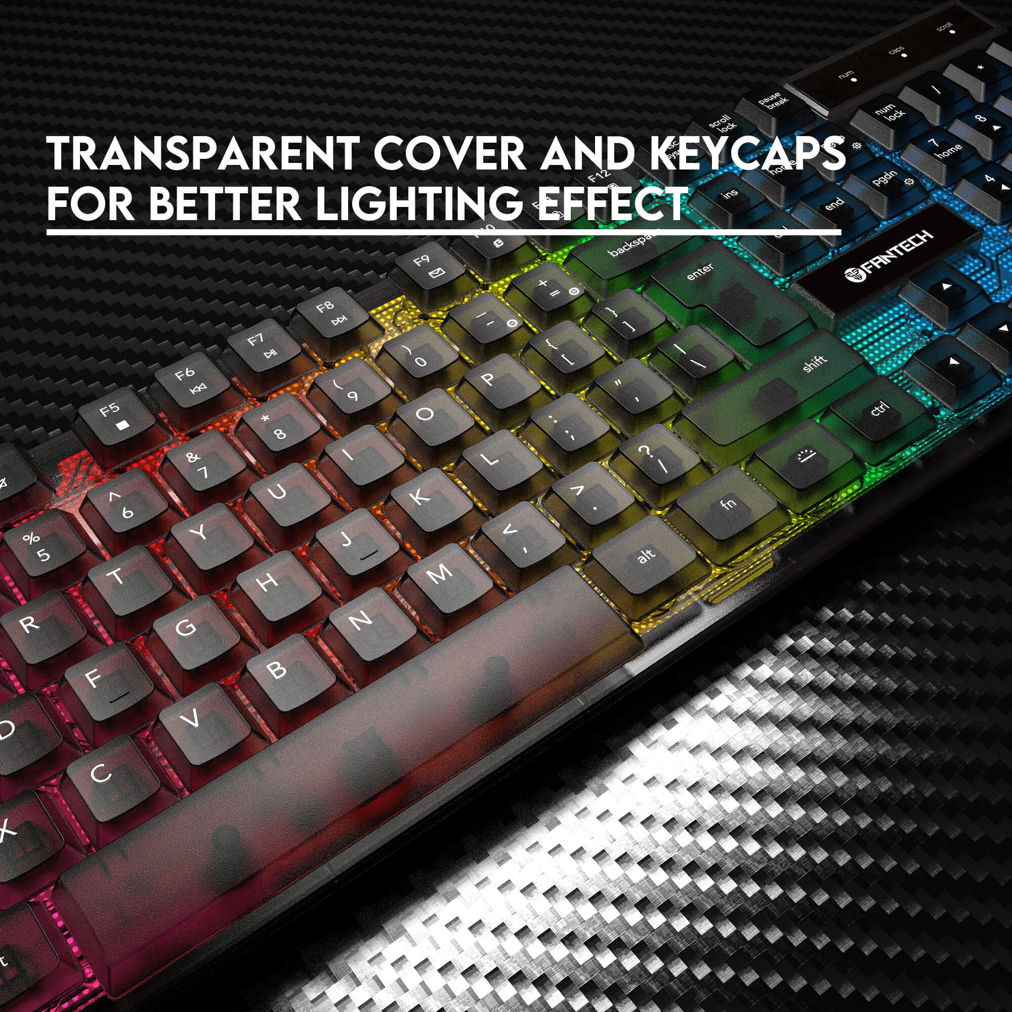 Fantech Shikari K515 RGB Wired Gaming Keyboard