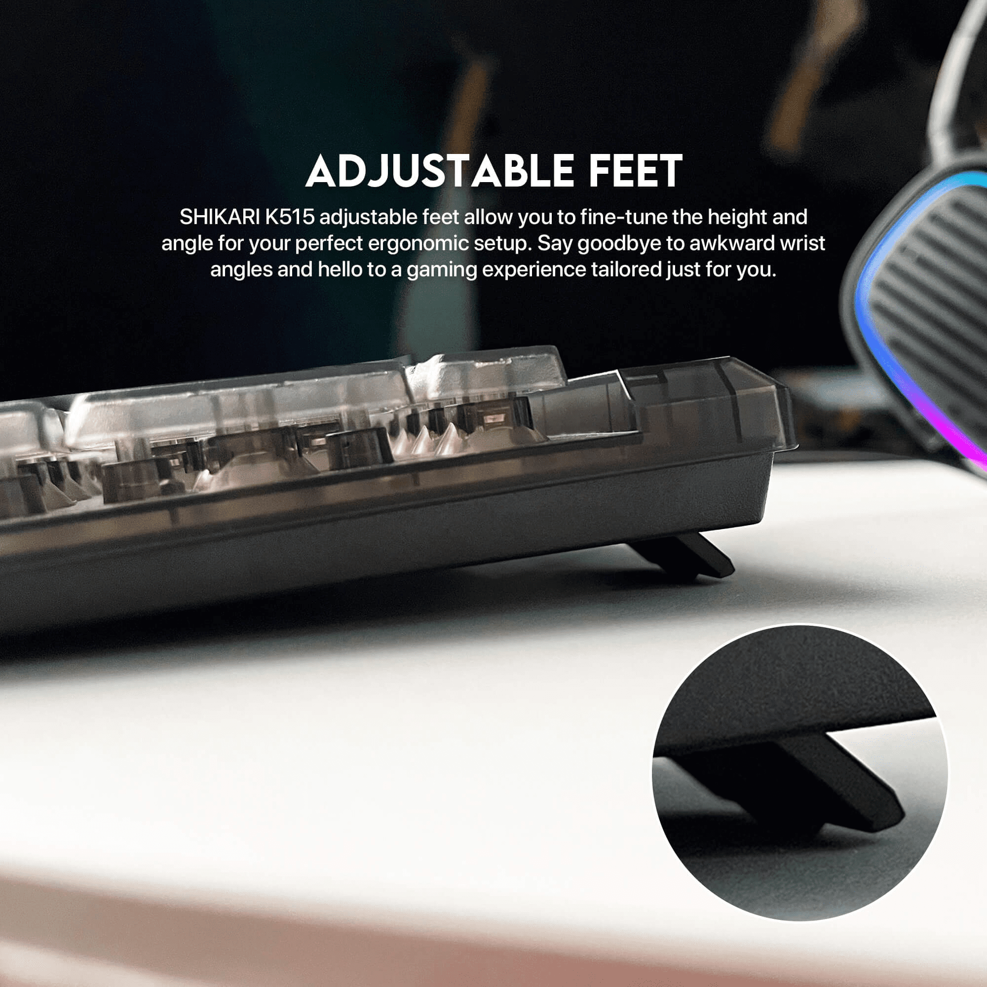 Fantech Shikari K515 RGB Wired Gaming Keyboard