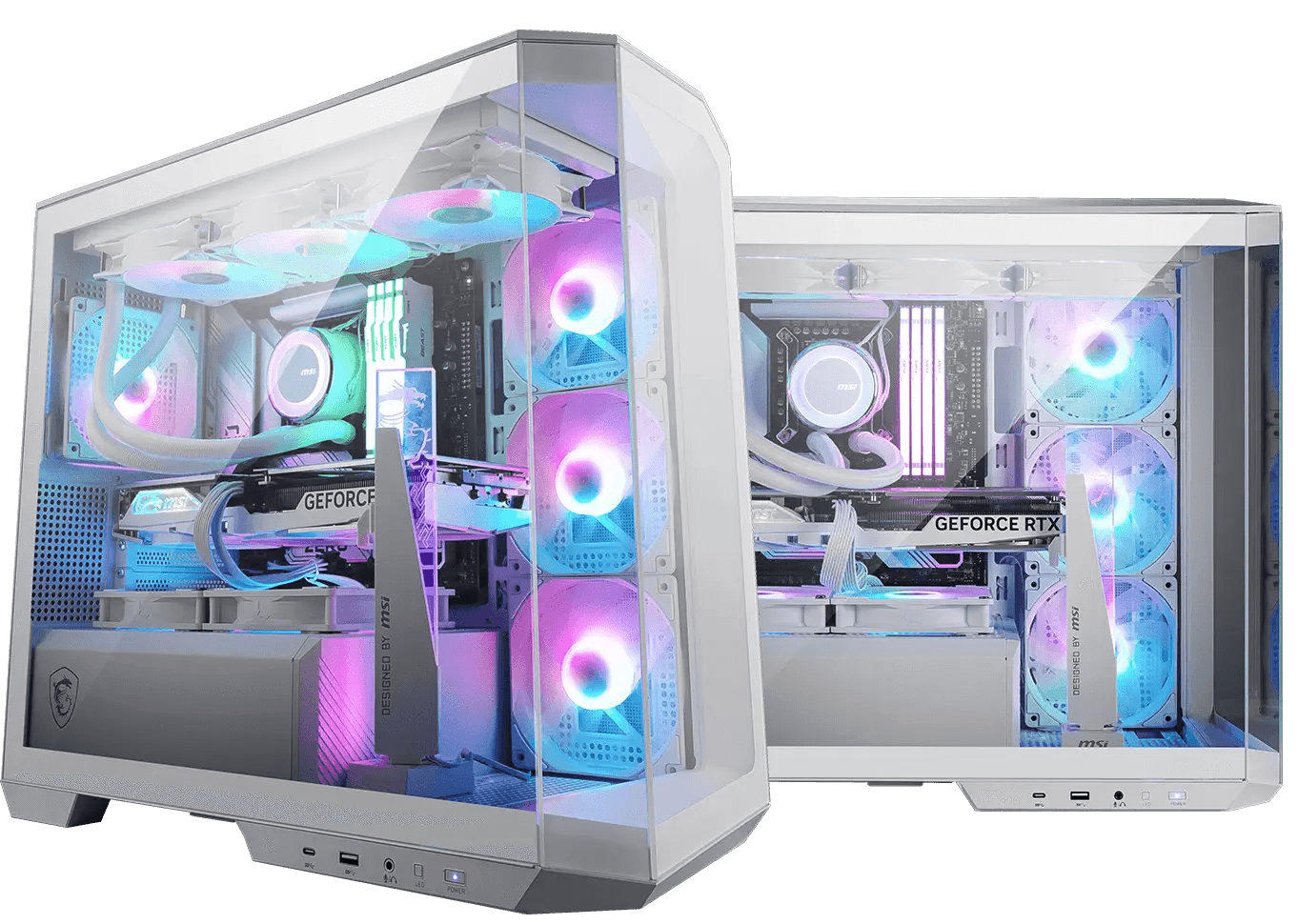 MSI MAG Pano M100R PZ White Mid Tower Gaming Case