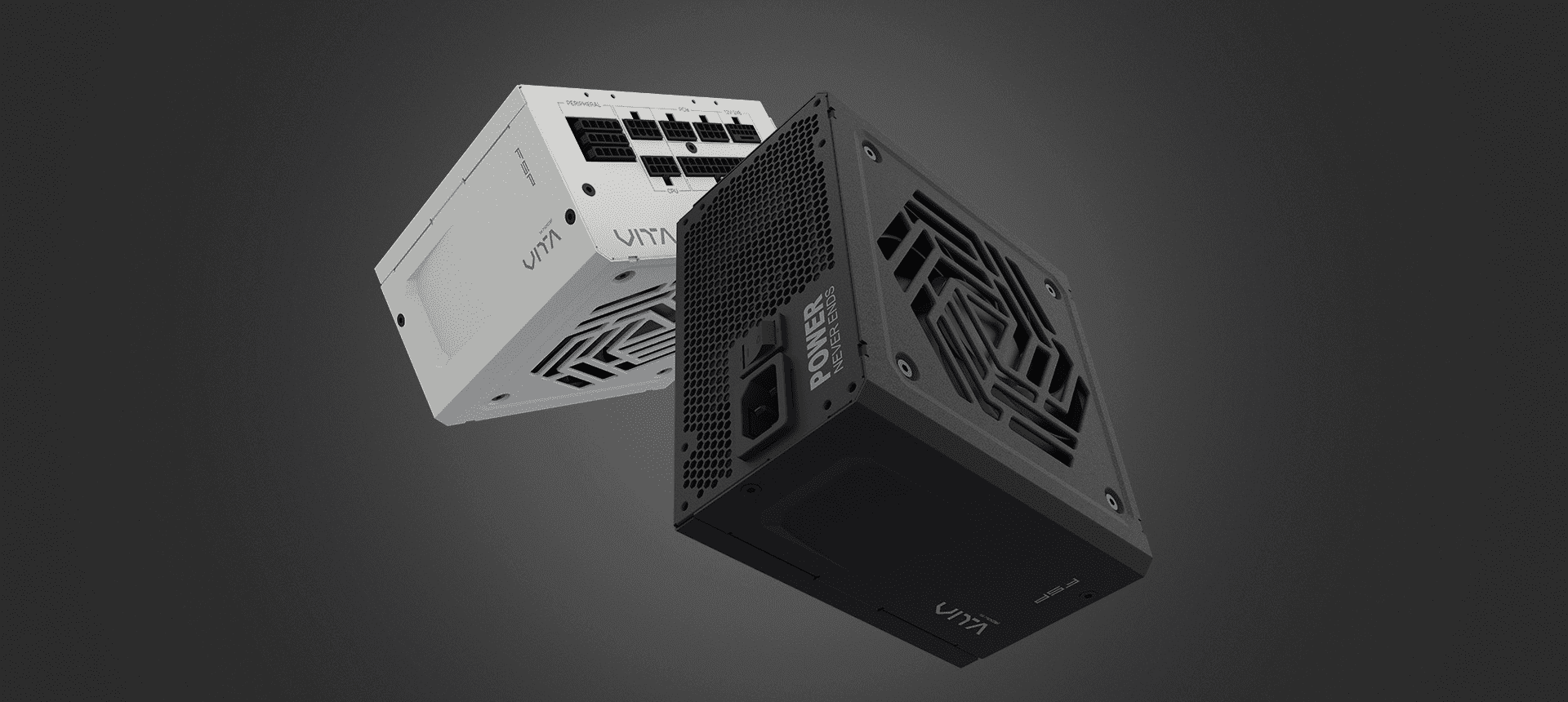 FSP Vita GM 850W 80 Plus Gold Pcie 5.1 Atx 3.1 Fully Modular White Power Supply