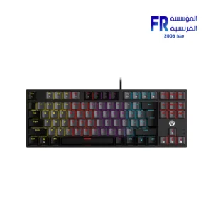 Fantech Atom TKL MK876 V2 RGB Red Switches Grey Wired Mechanical Keyboard