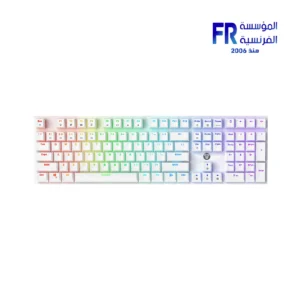 Fantech Maxfit 108 MK855 RGB Red Switches White Wired Mechanical Keyboard