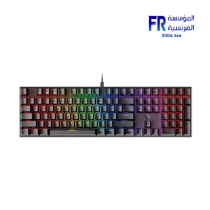 Fantech Maxfit 108 MK855 RGB Red Switches Wired Mechanical Keyboard