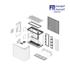Havn HS 420 VGPU Dual Chamber ATX Airflow White Mid Tower Case