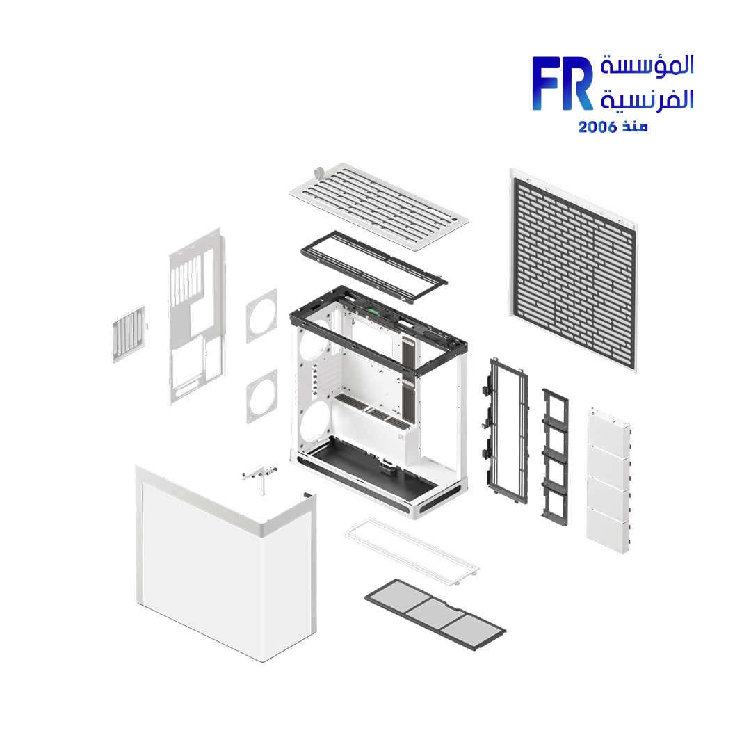 Havn HS 420 Dual Chamber ATX White Mid Tower Case