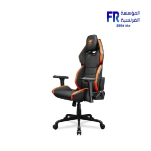 Cougar Hotrod Black in Orange Gaming Chair