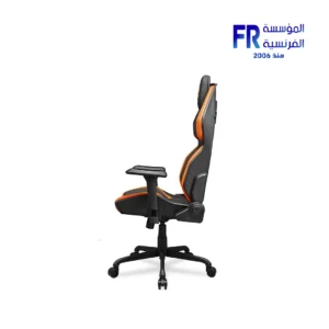 Cougar Hotrod Black in Orange Gaming Chair