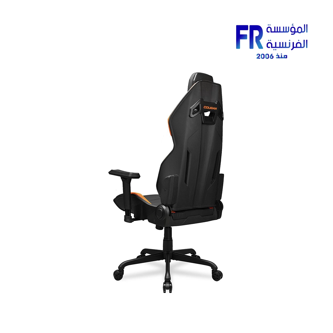 Cougar Hotrod Black in Orange Gaming Chair