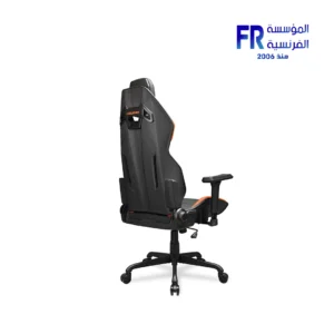 Cougar Hotrod Black in Orange Gaming Chair