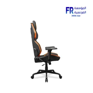 Cougar Hotrod Black in Orange Gaming Chair