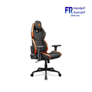 Cougar Hotrod Black in Orange Gaming Chair