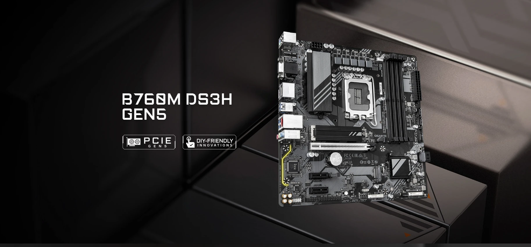 Gigabyte B760M DS3H Gen5 UD LGA1700 Motherboard