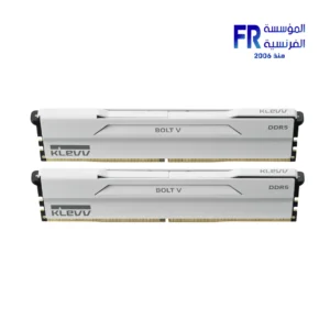 Klevv Bolt V 32GB (2x16GB) DDR5 6400MHz CL30 Pure White Desktop Memory