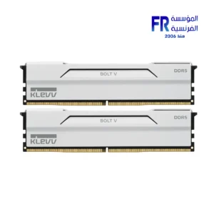 Klevv Bolt V 32GB (2x16GB) DDR5 6400MHz CL30 Pure White Desktop Memory