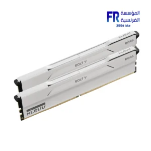 Klevv Bolt V 32GB (2x16GB) DDR5 6400MHz CL30 Pure White Desktop Memory