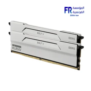Klevv Bolt V 32GB (2x16GB) DDR5 6400MHz CL30 Pure White Desktop Memory