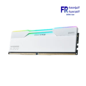 Klevv Cras V RGB 32GB (2x16GB) DDR5 6400MHz CL30 White Desktop Memory