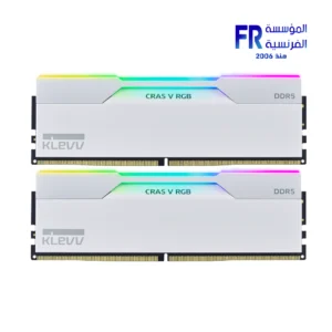 Klevv Cras V RGB 32GB (2x16GB) DDR5 6400MHz CL30 White Desktop Memory