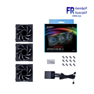 Lian Li UNI Fan TL 120 LCD Reverse Blade Wireless ARGB 3 Fans With 2.4 GHz Wireless Controller Fan