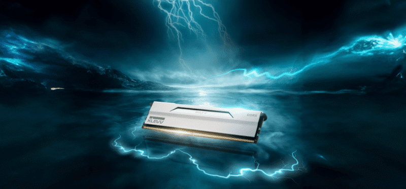 Klevv Bolt V 32GB (2x16GB) DDR5 6000MHz CL30 Pure White Desktop Memory