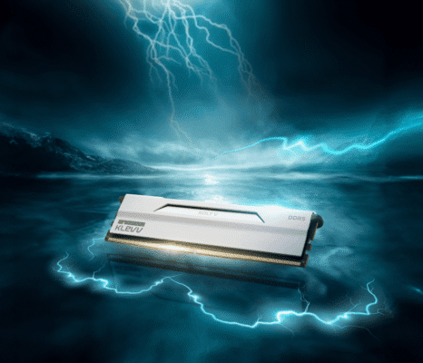 Klevv Bolt V 32GB (2x16GB) DDR5 6400MHz CL30 Pure White Desktop Memory