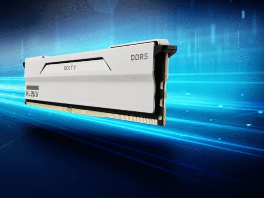 Klevv Bolt V 32GB (2x16GB) DDR5 6000MHz CL30 Pure White Desktop Memory