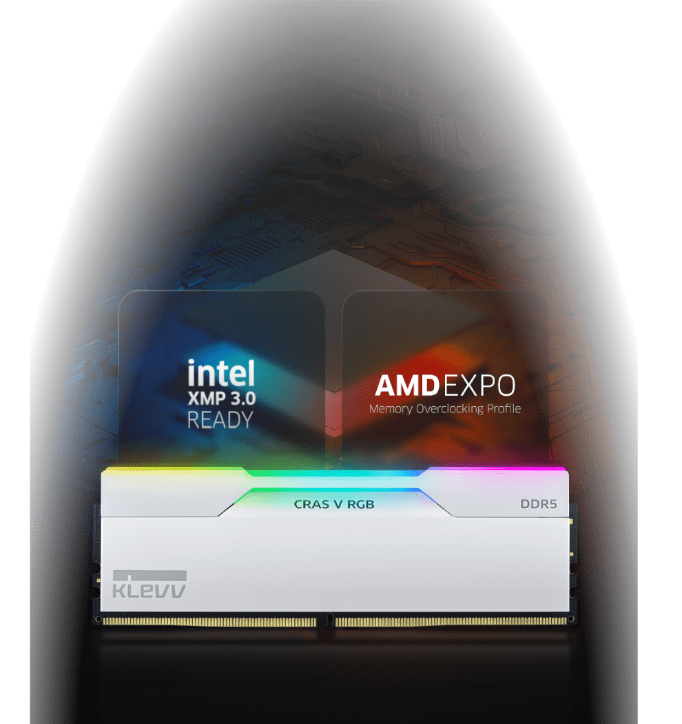 Cras V RGB 32GB (2x16GB) DDR5 6000MHz CL28 White