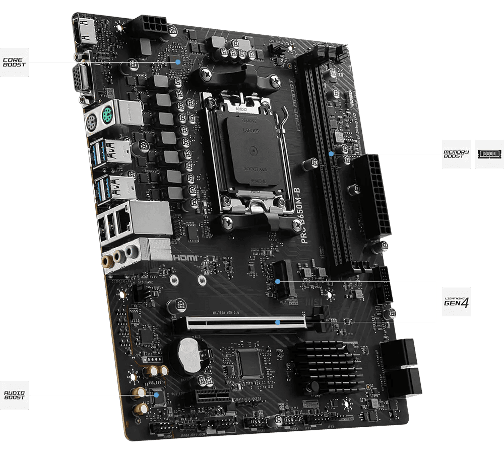 Msi Pro B650M B Motherboard