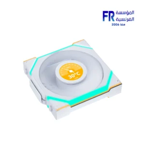 Lian Li UNI Fan SL Wireless LCD 120 Reverse Blade ARGB 3 Fans White With 2.4 GHz Wireless Controller Fan