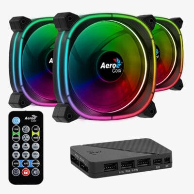 Aerocool Astro 12 Pro ARGB With Remote And Controller 3 Fan