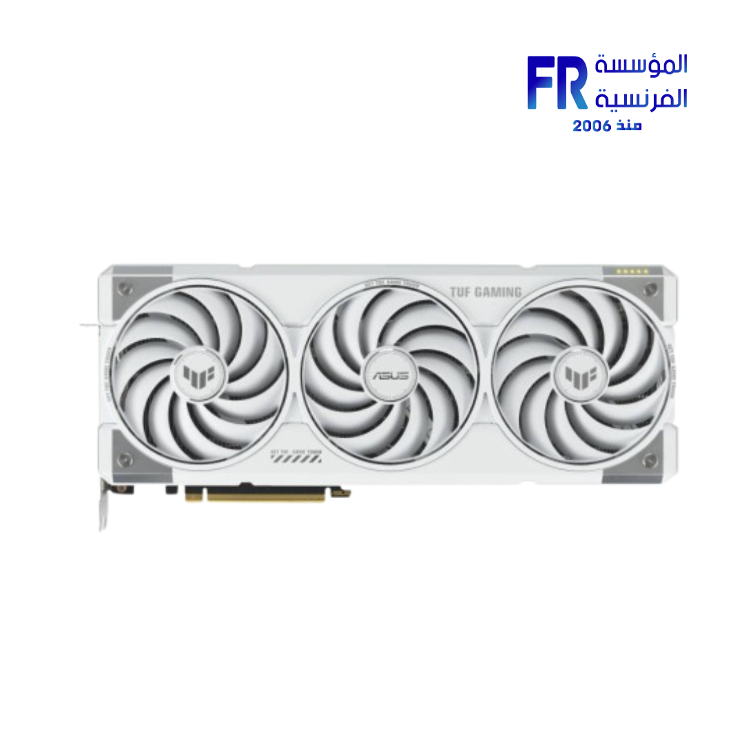 Asus TUF Gaming GeForce RTX 5070 Ti OC Edition 16GB GDDR7 White Graphic Card