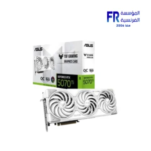 Asus TUF Gaming GeForce RTX 5070 Ti OC Edition 16GB GDDR7 White Graphic Card