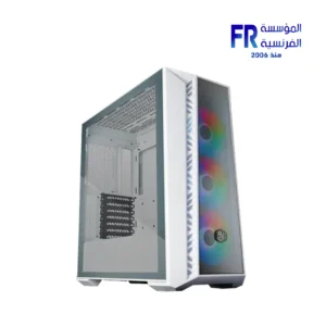 Cooler Master MasterBox 520 Mesh Tempered Glass ARGB White Mid Tower Case