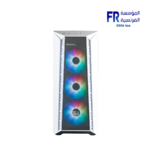 Cooler Master MasterBox 520 Mesh Tempered Glass ARGB White Mid Tower Case