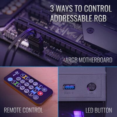 Aerocool Duo 12 Pro ARGB With Remote And Controller 3 Fan