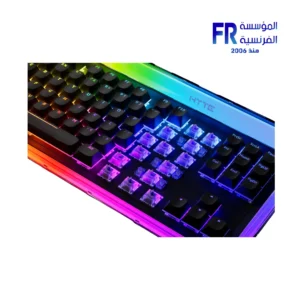 HYTE Keeb TKL Fluffy Lavender Linear Switch Gasket Mounted Hot Swappable qRGB Wired Mechanical Gaming Keyboard