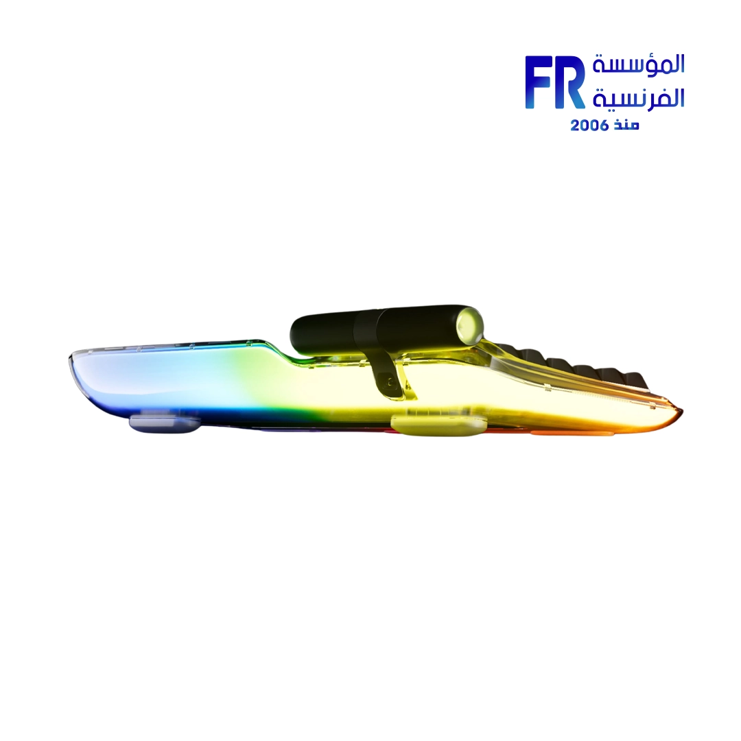 HYTE Keeb TKL Fluffy Lavender Linear Switch Gasket Mounted Hot Swappable qRGB Wired Mechanical Gaming Keyboard