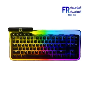 HYTE Keeb TKL Fluffy Lavender Linear Switch Gasket Mounted Hot Swappable qRGB Wired Mechanical Gaming Keyboard