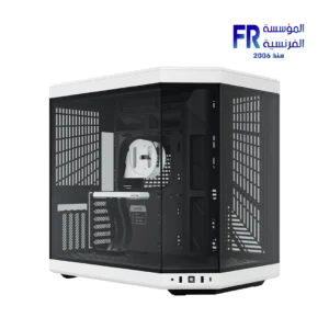 HYTE Y70 Panoramic Glass 4 Slot Vertical GPU Dual Chamber Panda Black White Mid Tower Case