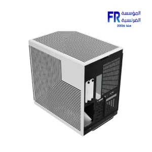 HYTE Y70 Panoramic Glass 4 Slot Vertical GPU Dual Chamber Panda Black White Mid Tower Case