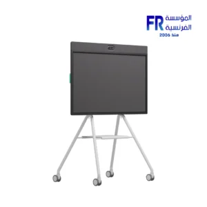 Logitech Rally Board 65 with Cart All in One 65 Inch 4K Touchscreen AI Video Conferencing Device