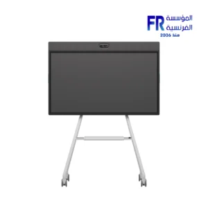 Logitech Rally Board 65 with Cart All in One 65 Inch 4K Touchscreen AI Video Conferencing Device