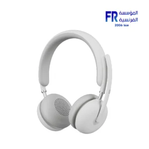 Logitech Zone Wireless 2 AI Noise Canceling Teams with Receiver Off white Business Headset
