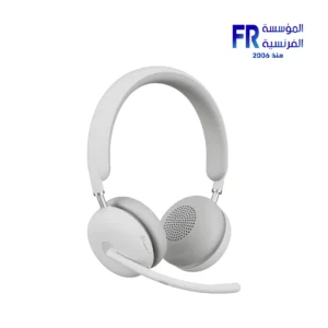 Logitech Zone Wireless 2 AI Noise Canceling Teams with Receiver Off white Business Headset