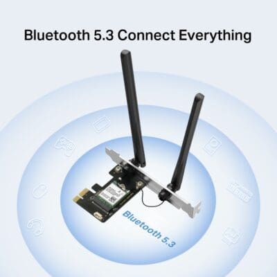 Mercusys AX3000 MA80XE Wi-Fi 6 Bluetooth 5.3 PCIe Adapter