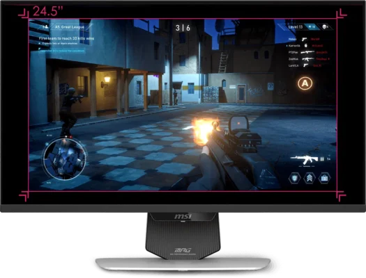 Msi MPG 274URDFW E16M 27 Inch 160Hz/320Hz Dual Mode 0.5Ms 4K UHD Rapid IPS Mini LED DisplayHDR 1000 KVM USB C Gaming Monitor